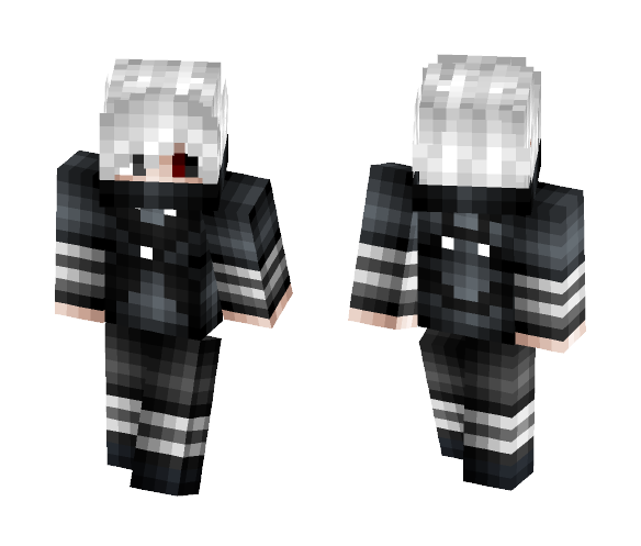 [Tokyo Ghoul] Kaneki (Armor) - Male Minecraft Skins - image 1