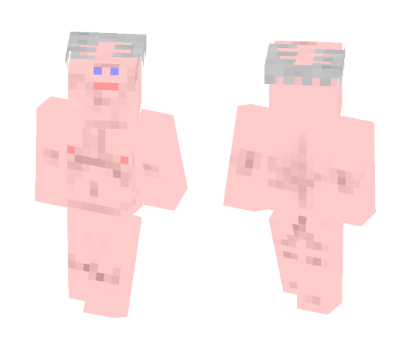 FONG (Fat Old Naked Guy) - Male Minecraft Skins - image 1