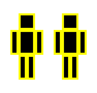 Yellow on Black 'glowline effect'