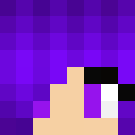 PurPLE And BLaCk WoLfIE girl - Girl Minecraft Skins - image 3