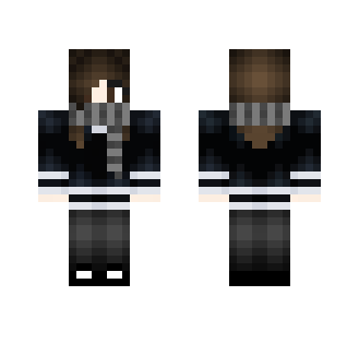 Sweater with scarf - Female Minecraft Skins - image 2