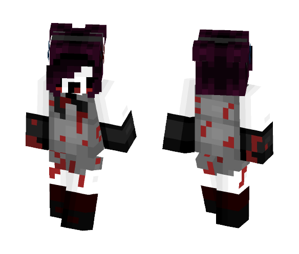 Download Free Spooky? Halloween girl Skin for Minecraft image 1 Spooky? Halloween girl - Girl Minecraft Skins - image 1