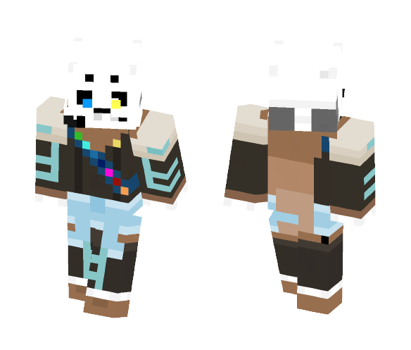 Ink!Sans - Male Minecraft Skins - image 1