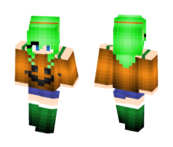 ~|Pumpin It|~ - Female Minecraft Skins - image 1