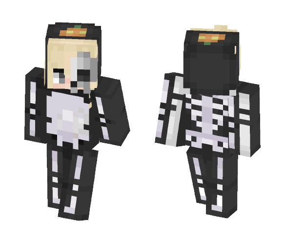 Blonde Halloween Skin - Boy VERSION - Boy Minecraft Skins - image 1