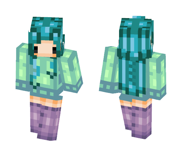 Download Free Sweater girl Skin for Minecraft image 1 Sweater girl - Girl Minecraft Skins - image 1