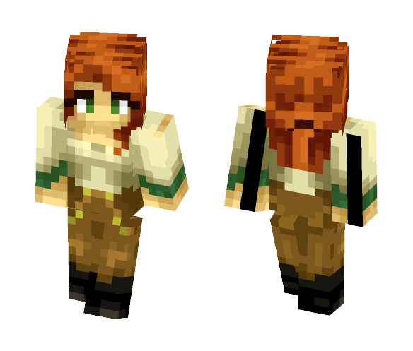 Download Free Adventurer Girl Skin for Minecraft image 1 Adventurer Girl - Girl Minecraft Skins - image 1