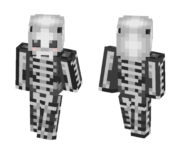 Cute Halloween Skeleton - Halloween Minecraft Skins - image 1