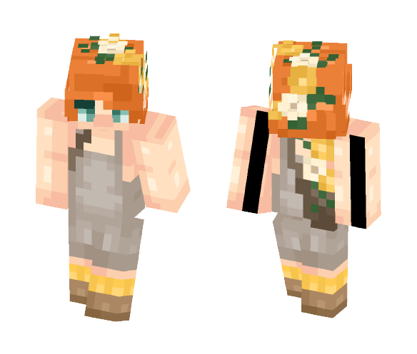 Red-Headed Flower Child - Interchangeable Minecraft Skins - image 1