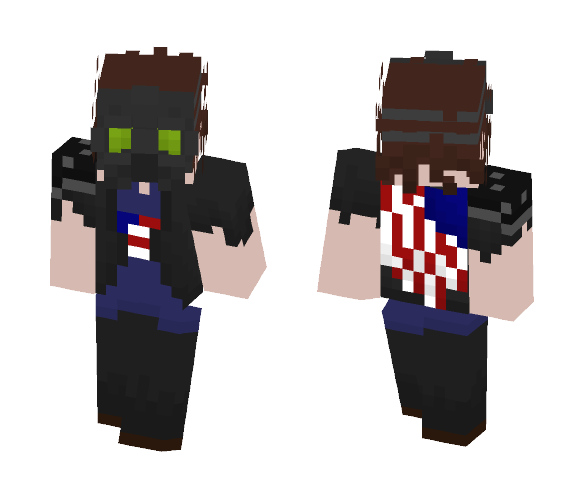 Apocalyptic Captain America - Comics Minecraft Skins - image 1