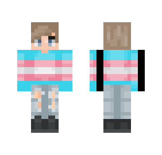 ~Trans Pride~ (Request) - Male Minecraft Skins - image 2