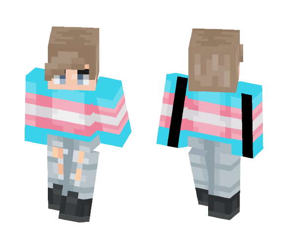 ~Trans Pride~ (Request) - Male Minecraft Skins - image 1