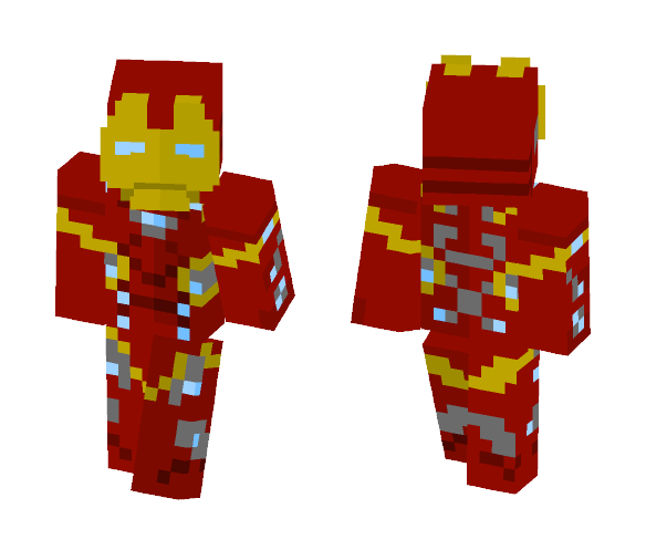 Iron Man MK 46 (Updated!) - Iron Man Minecraft Skins - image 1