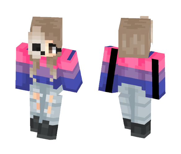 ~Bi Pride~ - Female Minecraft Skins - image 1