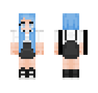 Electric Blue Punk Gal
