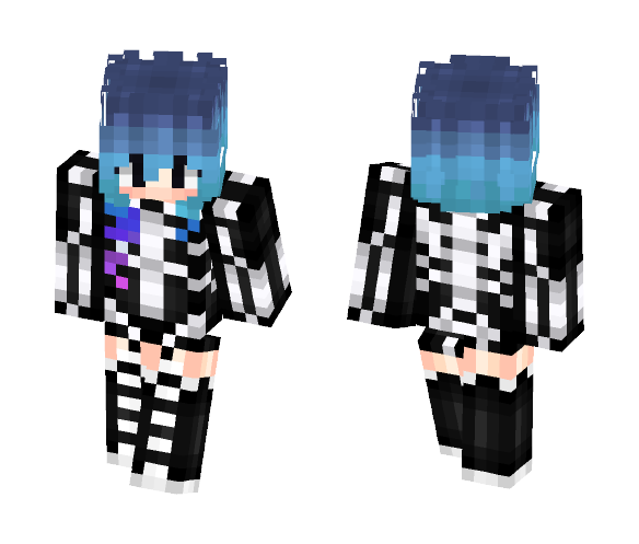 Skeleton :33 - Female Minecraft Skins - image 1