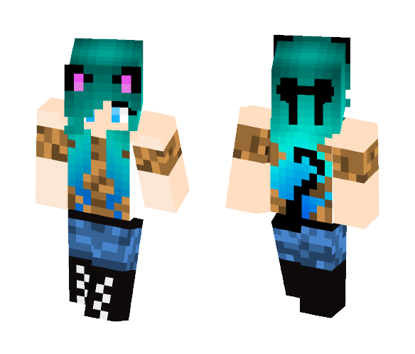 Halloween Cat Girl - Cat Minecraft Skins - image 1