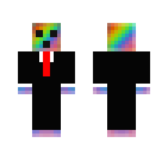 Rainbow Slime in Tuxedo - Other Minecraft Skins - image 2