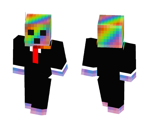 Rainbow Slime in Tuxedo - Other Minecraft Skins - image 1