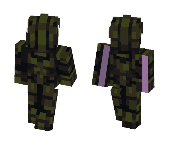 green armour garbage | pbl s18 w3 - Interchangeable Minecraft Skins - image 1