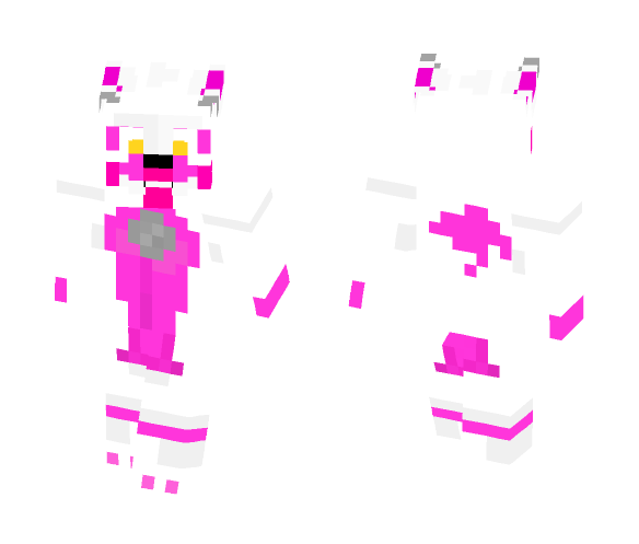 Download Free FNAF Sister location Funtime Foxy Skin for Minecraft image 1 FNAF Sister location Funtime Foxy - Female Minecraft Skins - image 1