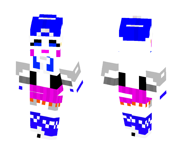Download Free FNAF sister location Ballora Skin for Minecraft image 1 FNAF sister location Ballora - Female Minecraft Skins - image 1