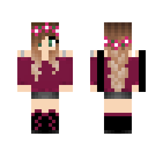 Pink Flower Girl