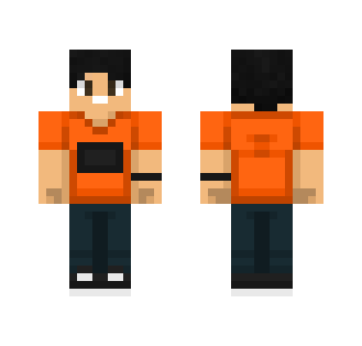 Normal Boy with orange shirt