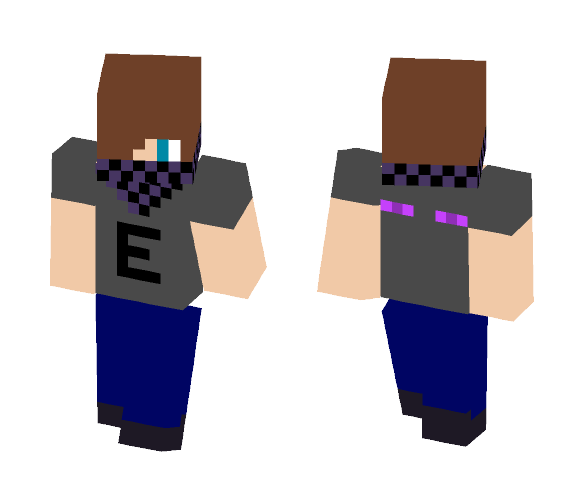 Download Free Gang Member Male *The Endermen* Skin for Minecraft image 1 Gang Member Male *The Endermen* - Male Minecraft Skins - image 1