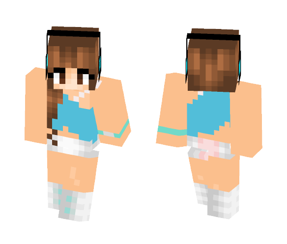 Download Free New my girl Music_garl Skin for Minecraft image 1 New my girl Music_garl - Girl Minecraft Skins - image 1