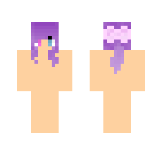 Another hair base girl - Color Haired Girls Minecraft Skins - image 2
