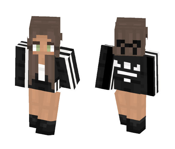 Basic Adida Girl Skin - Girl Minecraft Skins - image 1