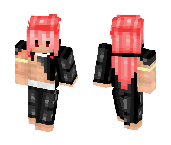 Igneel Human Form - Male Minecraft Skins - image 1