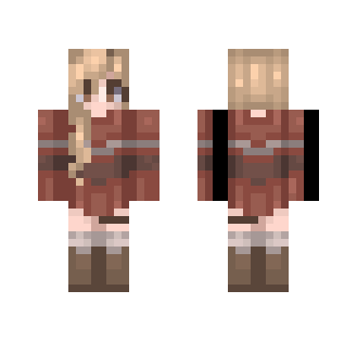 Red Sweater - Female Minecraft Skins - image 2