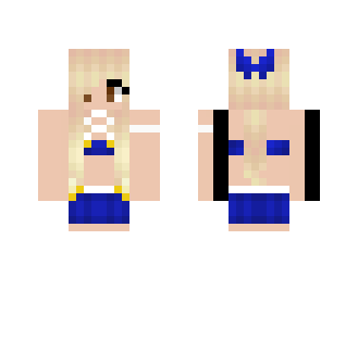 Lucy Heartfilia as a Cheerleader