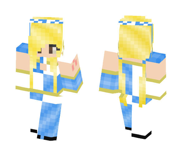 Download Free Lucy Heartfilia Gemini Star Dress Skin for Minecraft image 1 Lucy Heartfilia Gemini Star Dress - Female Minecraft Skins - image 1