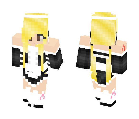 Download Free Lucy Heartfilia Virgo Star Dress Skin for Minecraft image 1 Lucy Heartfilia Virgo Star Dress - Female Minecraft Skins - image 1