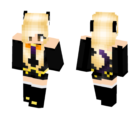 Halloween Lucy Heartfilia - Halloween Minecraft Skins - image 1