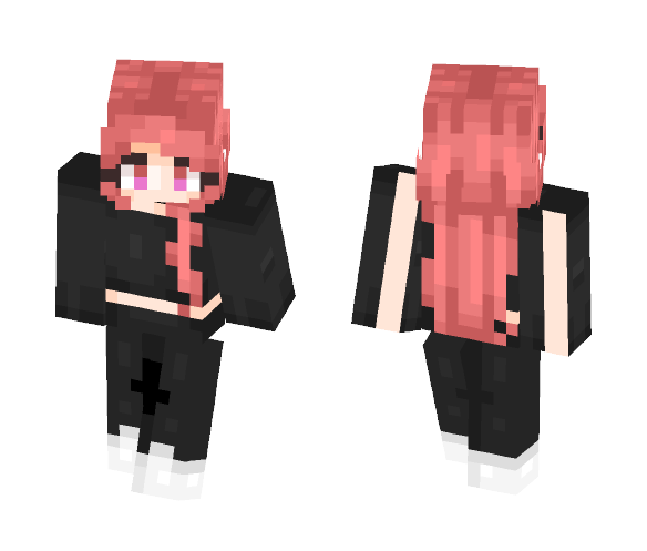 Black and Red - Female Minecraft Skins - image 1