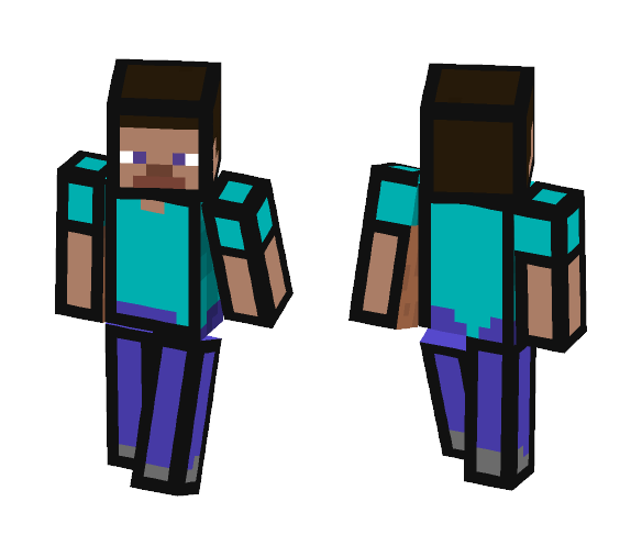 Cartoon Steve - Male Minecraft Skins - image 1