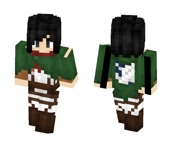 A Mikasa - Female Minecraft Skins - image 1