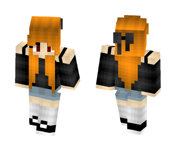 Halloween Girl- Pumpkin Latte - Halloween Minecraft Skins - image 1