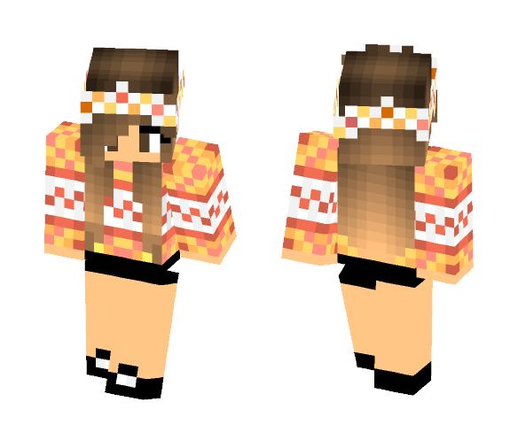 Rae Fall Skin - Female Minecraft Skins - image 1