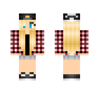 Blond Skater Girl