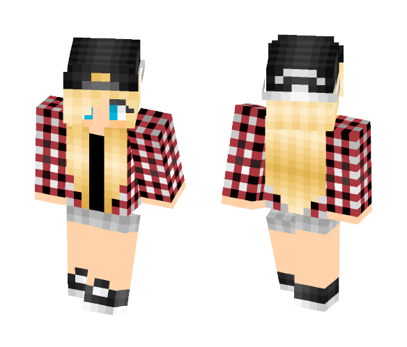 Blond Skater Girl - Girl Minecraft Skins - image 1