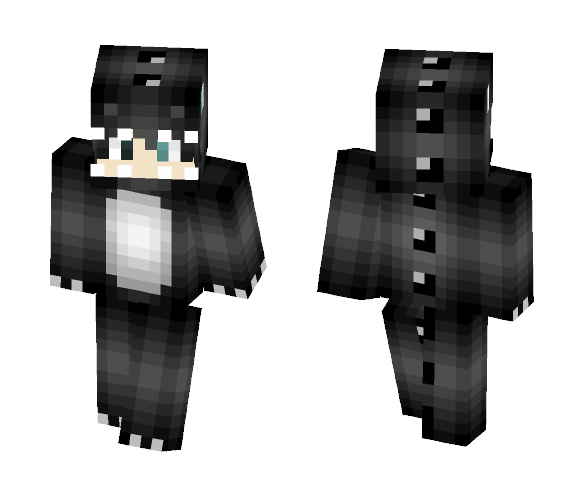 BlackDino - Male Minecraft Skins - image 1