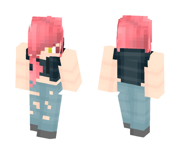 Ripped Jeans - Female Minecraft Skins - image 1