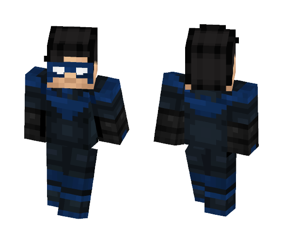 Nightwing (DC Rebirth) - Comics Minecraft Skins - image 1