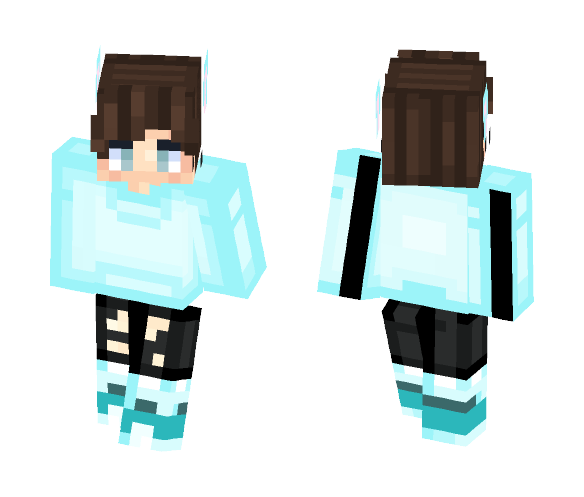 вαву вℓυє || υgнησ - Male Minecraft Skins - image 1
