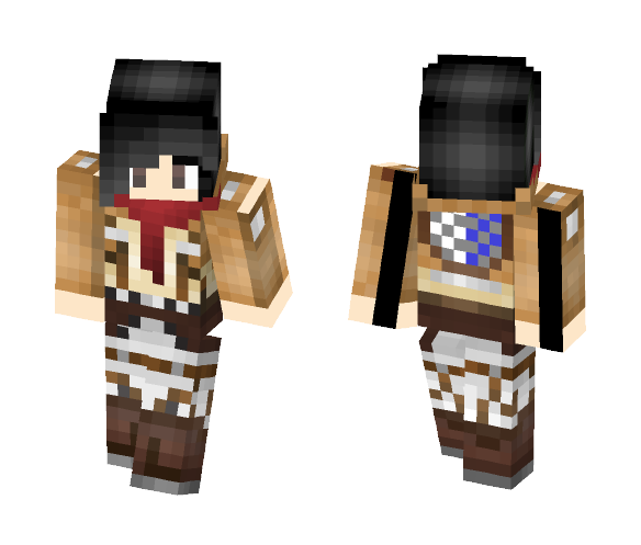 Mikasa - Female Minecraft Skins - image 1